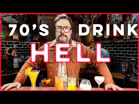 I suffer through 6 drinks straight out of a 70's disco hell | How to Drink