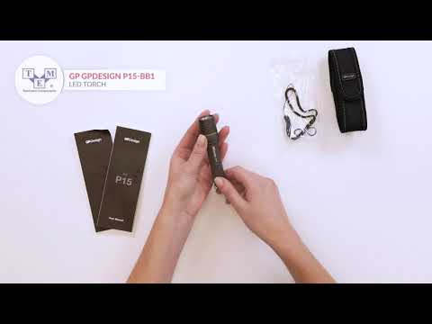 GP GPDESIGN P15-BB1 - Torch: LED - UNBOXING