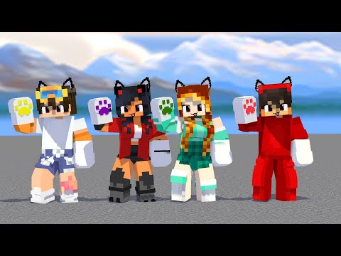 SHUFFLE DANCE CAPTURED LOVE MEME APHMAU FAMILY - MINECRAFT ANIMATION #shorts
