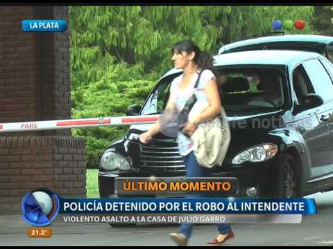 Policía detenido por el robo al intendente Garro - Telefe Noticias