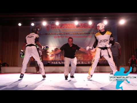2015 Pan American Int'ls - Kevin Walker v Nathan Thorn - Men's Team Sparring