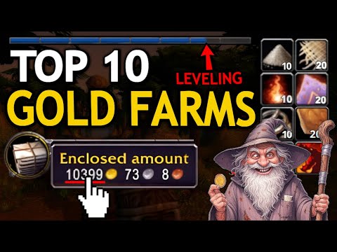 TOP 10 BEST Solo Leveling Gold Farms in Classic WoW! | EXPLAINED IN UNDER 2 MINUTES [2026]