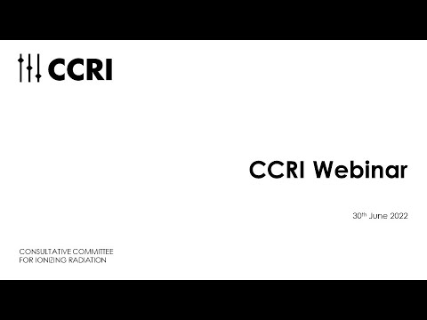 CCRI Webinar - 30/06/2022 - Carbon 14 Analysis for Dating and Climate Issues