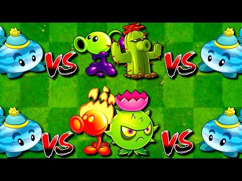 Plants vs Zombies 2 - All Mixing Free vs Premium Plants - Winter Melon