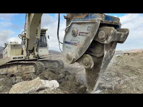 Terex RH30F Excavator Working With Xcentric Ripper XR80 - Sotiriadis Construction Equipment - 4k