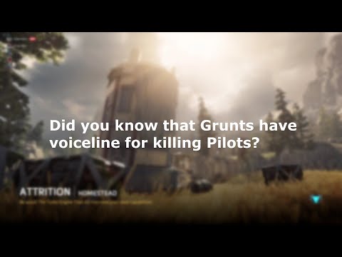 Titanfall 2's Grunt voice lines for killing Pilots