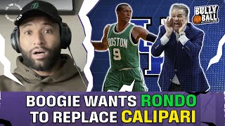 Boogie Cousins Reacts To Coach Cal Leaving UK & Wants Rondo To Replace Him | BULLY BALL