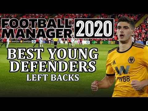 Football Manager 2020 - Best young left defenders | FM20 - defender wonderkids left side backs