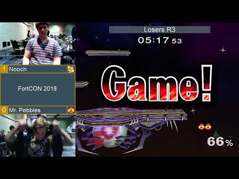 FortCON 2018 - Losers R3 - (Fox) Nooch vs Mr. Pebbles (Sheik)