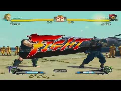 Super Street Fighter 4 Pikagoma (Abel) vs Tokido (Akuma)