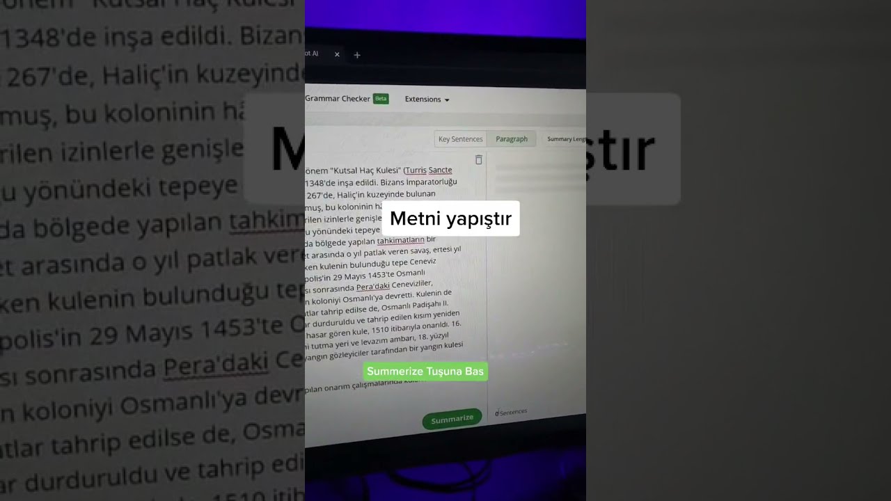 En İyi Özet Çıkarma Sitesi