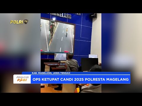 KAPOLRESTA MAGELANG PANTAU LALU LINTAS LIBUR LEBARAN 2025