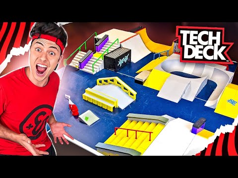 COMPREI A MAIOR PISTA DE TECH DECK DO MUNDO!