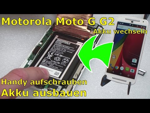 Motorola Moto G G2 Akku wechseln Video