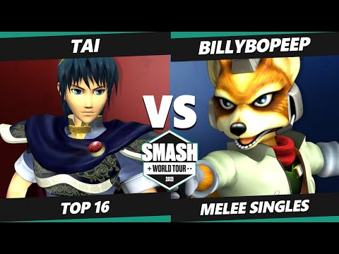 SWT NA West RF Top 16 - Tai (Marth) Vs. billybopeep (Fox) SSBM Smash Melee Tournament