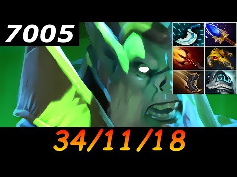 Dota 2 Necrophos 7005 MMR 34/11/18 (Kills/Deaths/Assists) Ranked Full Gameplay