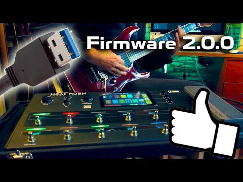 HeadRush Pedalboard | How to install Firmware 2.0.0 + Sound test