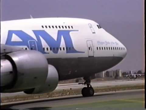 Pan Am Boeing 747-212B Departing LAX