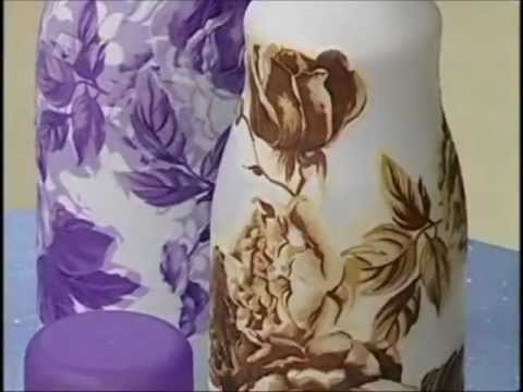 Colorgin no Ateliê na TV - Pintura e decoração em vidro