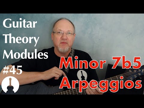 Guitar Theory Module 45: Minor 7b5 Arpeggios