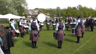 preview picture of video 'Field Marshal Montgomery Pipe Band Drum Corps - Ards 2012'