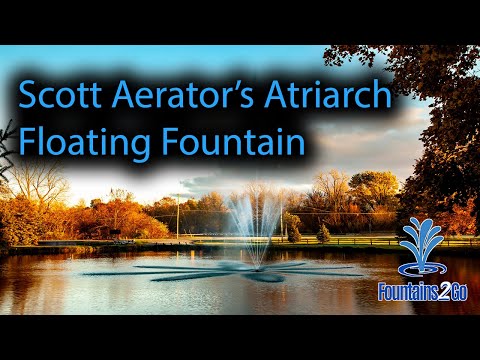 The Atriarch 3 HP Lake Fountain by Scott Aerator