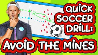 Quick soccer drills: Avoid the mines (for ages 5-12) ⚽️
