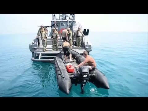 US Navy Coastal Command Boat & Combat Rubber Raiding Craft