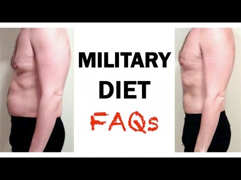 MILITARY DIET FAQs PT. 1: Substitutions | Lose 10 Pounds in 3 Days: How Does It Work? Video