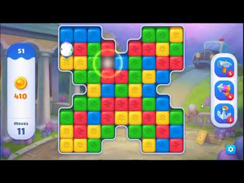 Fishdom Blast Level 51 - NO BOOSTERS GAMEPLAY 🐠 | SKILLGAMING ✔️