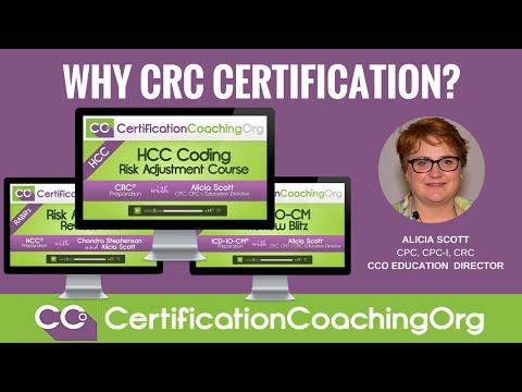 Why CRC Certification — Certified Risk Adjustment Course 2.0