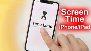 How To Limit Screen Time - iPhone & iPad Tutor