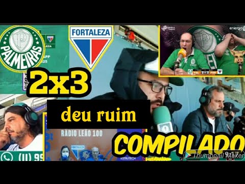 Vamos rir reações Palmeiras 2 x 3 Fortaleza - campeonato Brasileiro