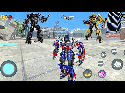The Transformers Optimus Prime Robot Jet Car Bike Transformation Game 2020 Update - Android Gameplay