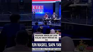 Download lagu ROCKY GERUNG'S SHORT ANSWER MAKES STUDENTS SALTING😂 'WHY GO TO SCHOOL IF YOU'RE ALREADY SMART!!' mp3