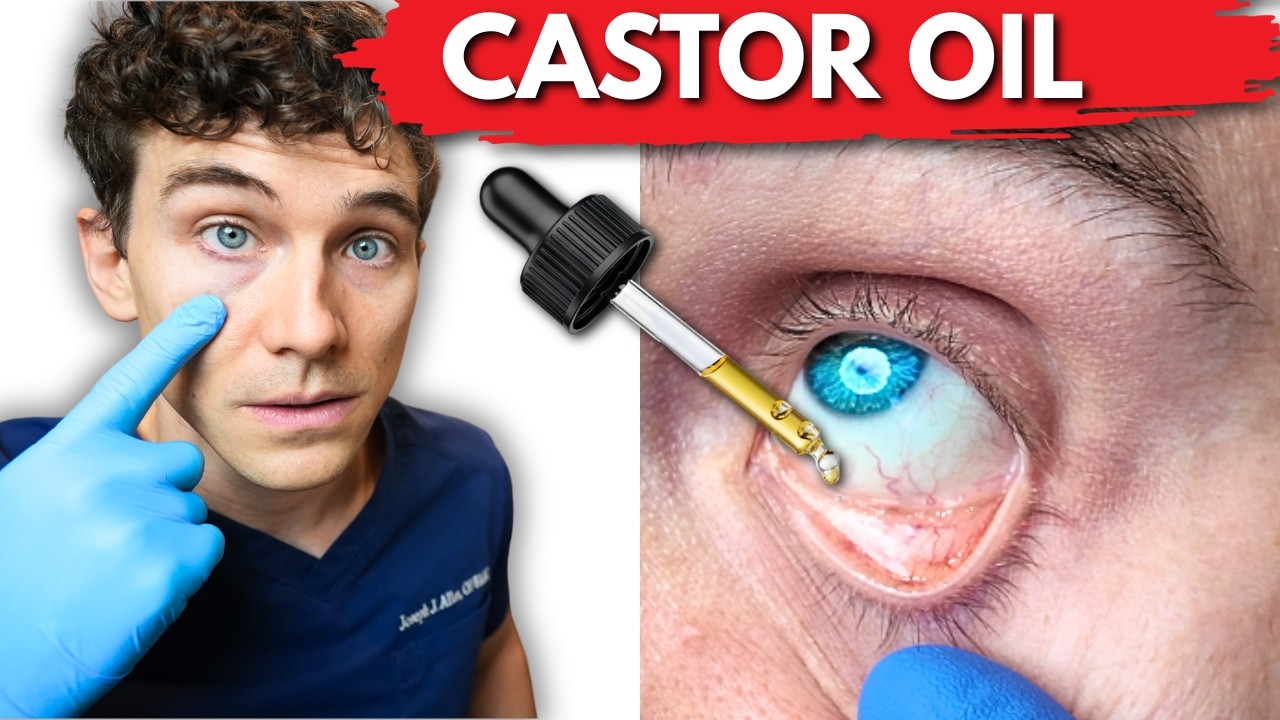 I Used 100% CASTOR OIL Eye Drops for 30 days - Here's What happened