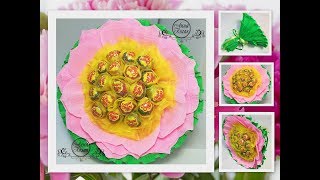 Сладкий букет из чупа чупсов своими руками.