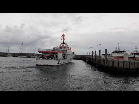 Seenotrettungskreuzer HERMANN MARWEDE auf Helgoland