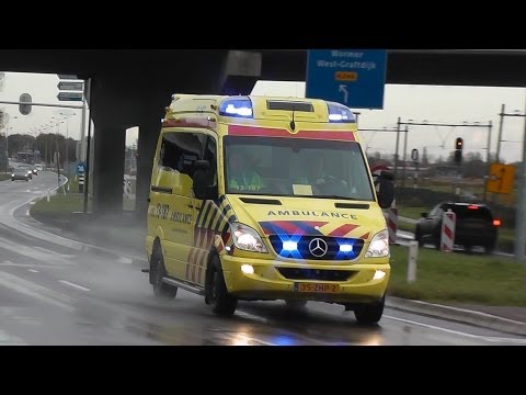 Compilatie 26X A1/Spoed Ambulance`s Zaandam Purmerend & Amsterdam