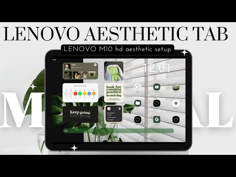 how to have aesthetic tablet || Lenovo tablet aesthetic 🌱| Lenovo M10 hd