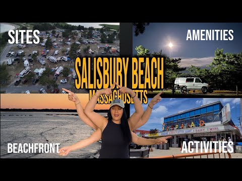 Beachfront Camping in MA / State Park With Resort Feel | Salisbury Beach State Reservation 