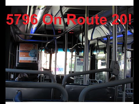 NeoplanDude | SEPTA 2004 New Flyer D40LF #5796 On Route 20, To Philly Mills!