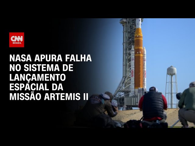 Artemis II: Nasa apura falha em foguete momentos antes do lançamento | CNN 360º
