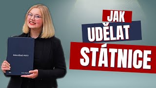 JAK UDĚLAT STÁTNICE — jak jsem to měla já, rady a motivace