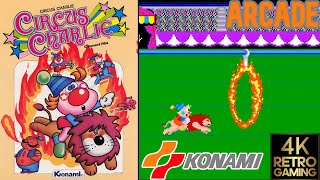 Circus Charlie Arcade (Konami 1984) 4k Longplay