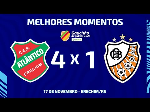GOLS DO JOGO | ATLÂNTICO 4 X 1 ACBF | QUARTAS DE FINAL - JOGO DE VOLTA | GAUCHÃO SICREDI 2025