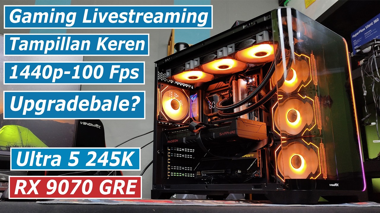 PC Gaming 2K Rata KANAN Lagi Libas 100++ FPS with Core Ultra 5 245K + RX 9070 GRE