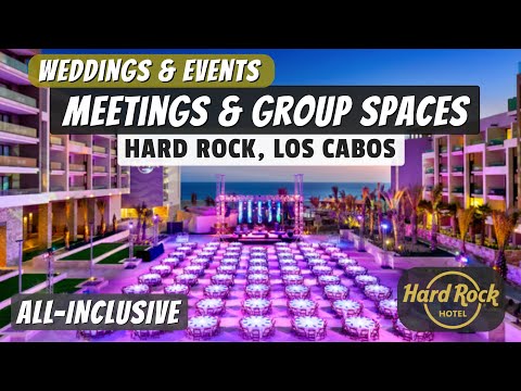 Meeting & Event Spaces | Hard Rock Hotel, Los Cabos | 4K Walkthrough Tour