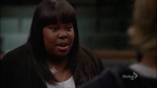 Glee - Mercedes and Rachel ask Sam to prom on a budget 2x20