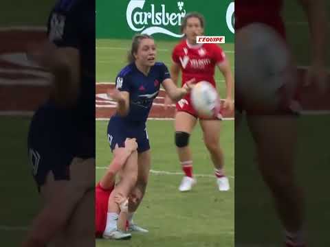 🏉 Battues en demie par l'Australie, les Bleues ont remporté avec manière la petite finale #shorts